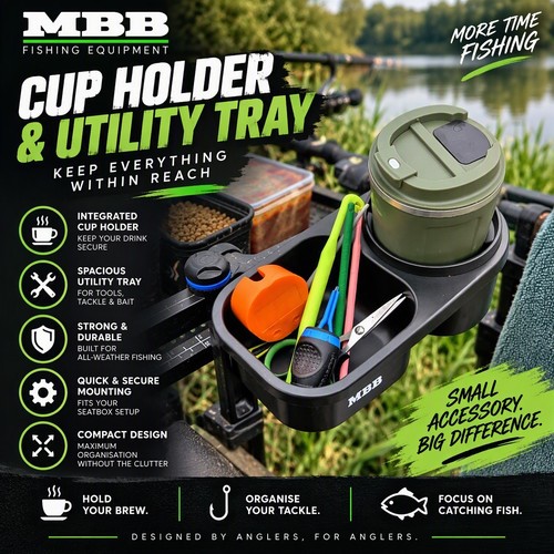 Fishing seat box - fishing, cup