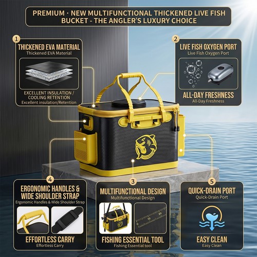 Seat box fishing tackle - seat,