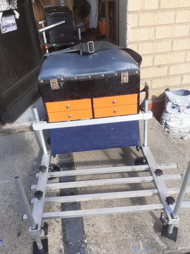 Black fishing seat box with - fishing,