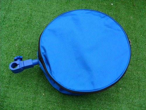 Ultimate large blue hooped - hooped, zip