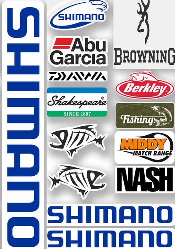 Fishing stickers sheet - fishing,